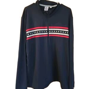 Puma Golf 1/4 Zip Pullover Sweatshirt Folds of Honor USA Volition Men's XL
